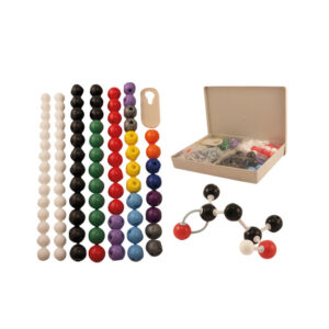 Modele atomów kulkowe z elastycznymi wiązaniami - zestaw A (12) - Pracownie chemiczne