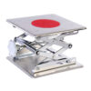 Podnośnik laboratoryjny - stal nierdzewna - blat 20 cm 1 Podnośnik laboratoryjny - stal nierdzewna - blat 20 cm -