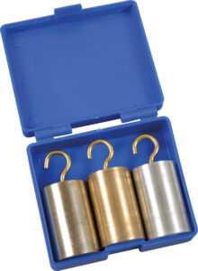 Metalowe walce - równa objętość/różna masa - śr. 25 mm - 3 sztuki (z haczykami) - Przedmiotów ścisłych