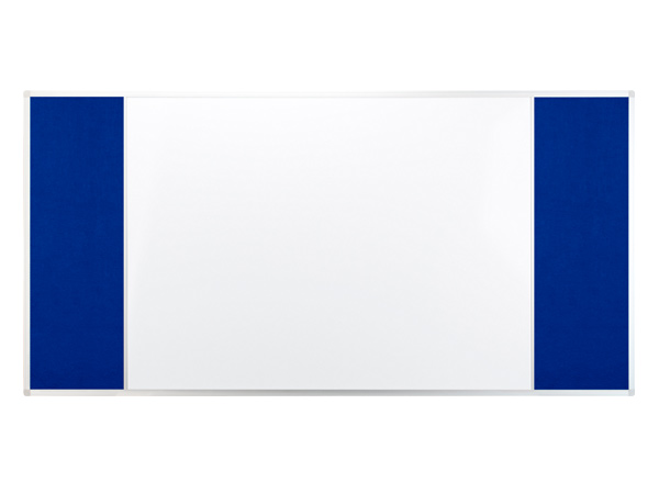 Tablica Combi 3-częściowa kolor lakierowana połączona z tekstylną 120x90 - TCA3129ST 3 Tablica Combi 3-częściowa kolor lakierowana połączona z tekstylną 120x90 - TCA3129ST -