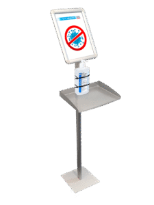 Stojak informacyjny z półką na środki bezpieczeństwa - SIS1500 - Inne