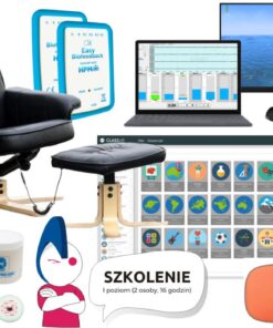 Zestaw do biofeedbacku i VR: fotel, monitor 24", laptop z oprogramowaniem, elektrody, gogle ClassVR oraz szkolenie 1. stopnia.