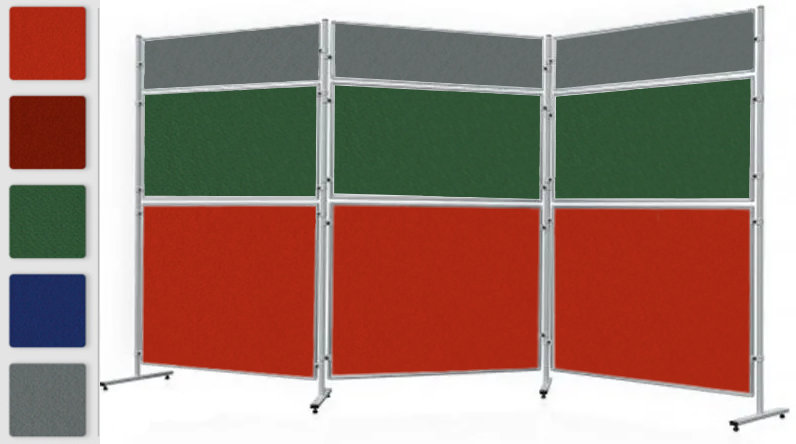 Ścianka moderacyjna dwustronna kolor tekstylna 3 Ścianka moderacyjna dwustronna kolor tekstylna -