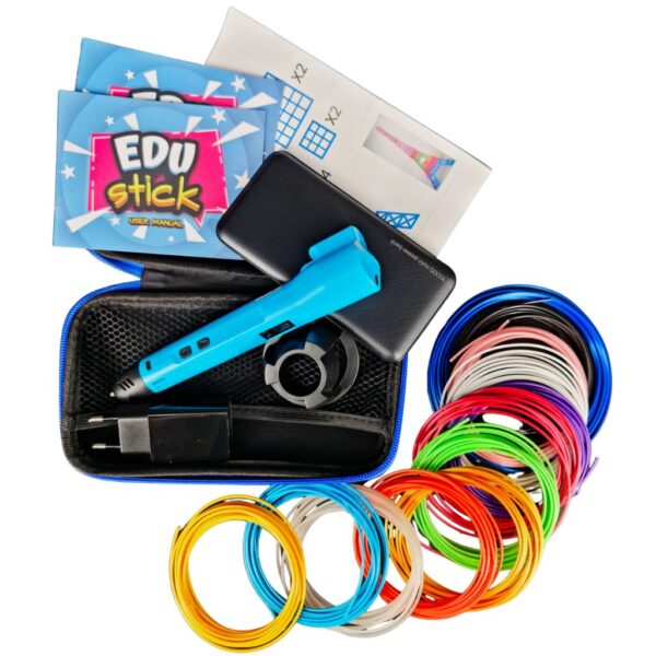 EDUstick Solo - długopis 3D w zestawie z piórnikiem - Długopisy 3D