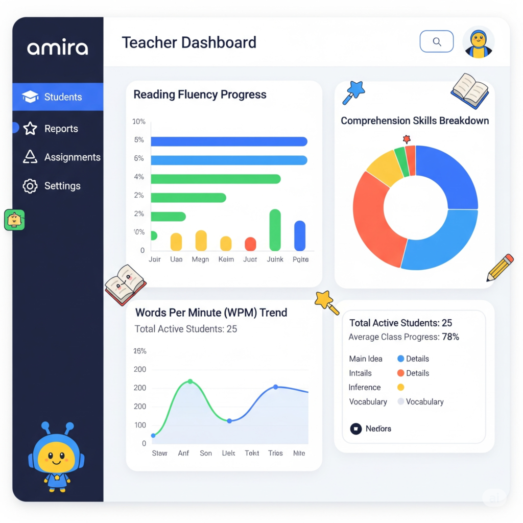 AMIRA - inteligentny asystent czytania AI do nauki języka angielskiego -
