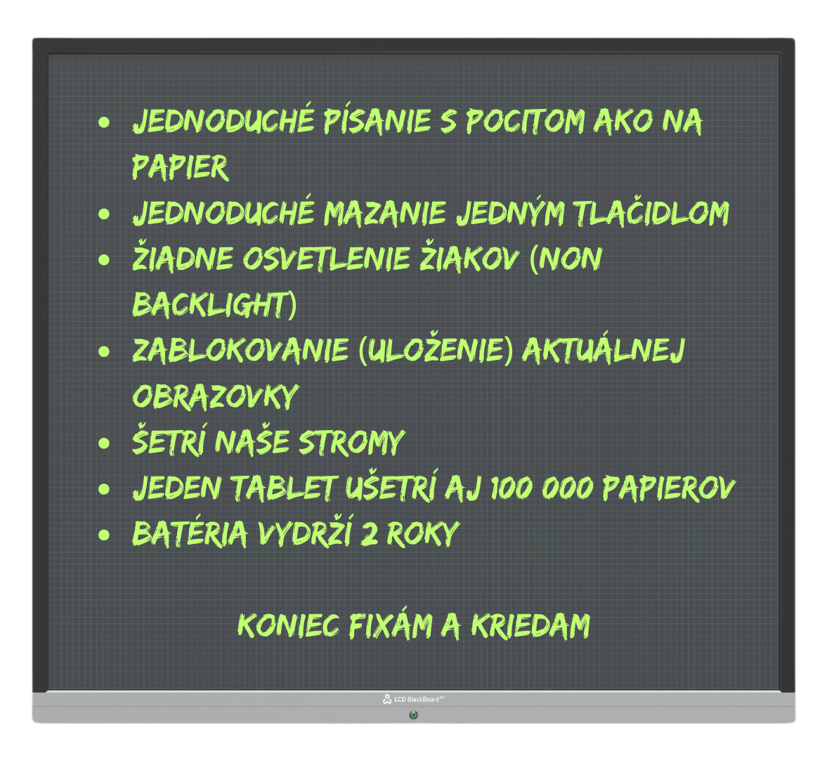 Blackboard LCD AIT 10 Blackboard LCD AIT -