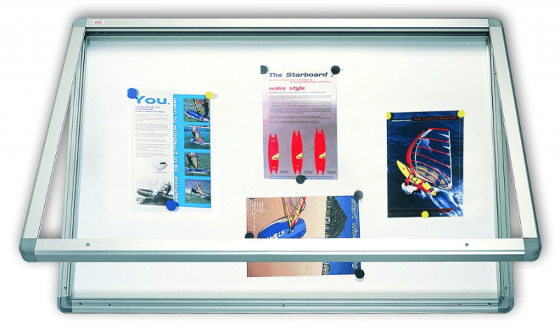 Gablota informacyjna biała lakierowana model 1 3 Gablota informacyjna biała lakierowana model 1 -