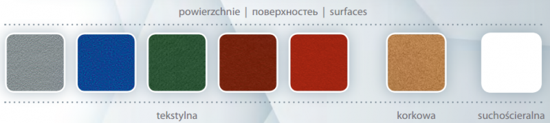 Gablota informacyjna tekstylna model 2 4 Gablota informacyjna tekstylna model 2 -