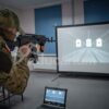 Laserowy trenażer strzelecki w wirtualnej rzeczywistości -