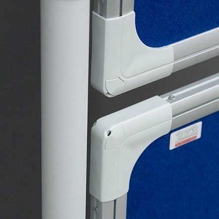 Ścianka moderacyjna dwustronna biała lakierowana 4 Ścianka moderacyjna dwustronna biała lakierowana -