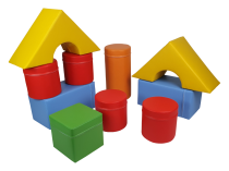 Zestaw piankowy - 10 elementów - kształtki rehabilitacyjne - Inne