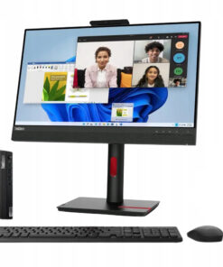 Zestaw ThinkCentre M70q Gen3 Tiny i5-12GEN 16GB/512GB plus Monitor 23.8 cali TIO Gen5