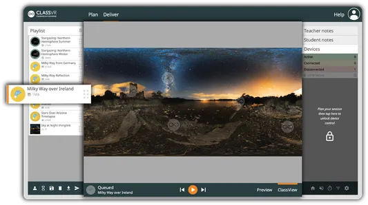 ClassVR XCELERATE - wirtualne laboratorium przedmiotowe zestaw 4 sztuk okularów + 3 letnia licencja EduverseCTE -