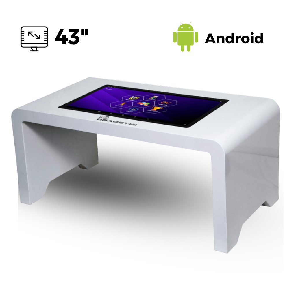 Stół interaktywny INTBOARD STYLE 43″ na Android 2 Stół interaktywny 43 cale Intboard