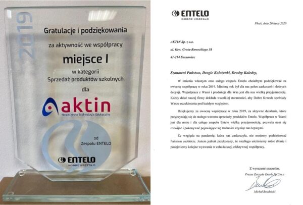 I miejsce w kategorii Sprzedaż produktów szkolnych - Aktualności