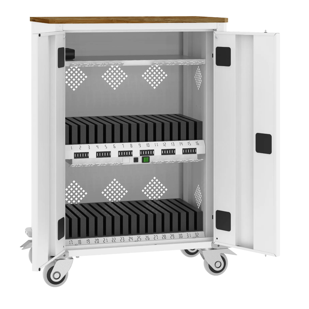 Wózek na tablety z ładowaniem - 32 tablety - wnt 33 Q 3 Wózek na tablety z ładowaniem - 32 tablety - wnt 33 Q -