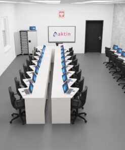 Komplet mebli do pracowni komputerowej 24 stanowiska