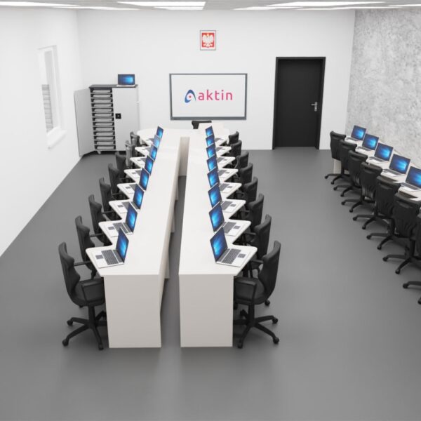 Komplet mebli do pracowni komputerowej 24 stanowiska