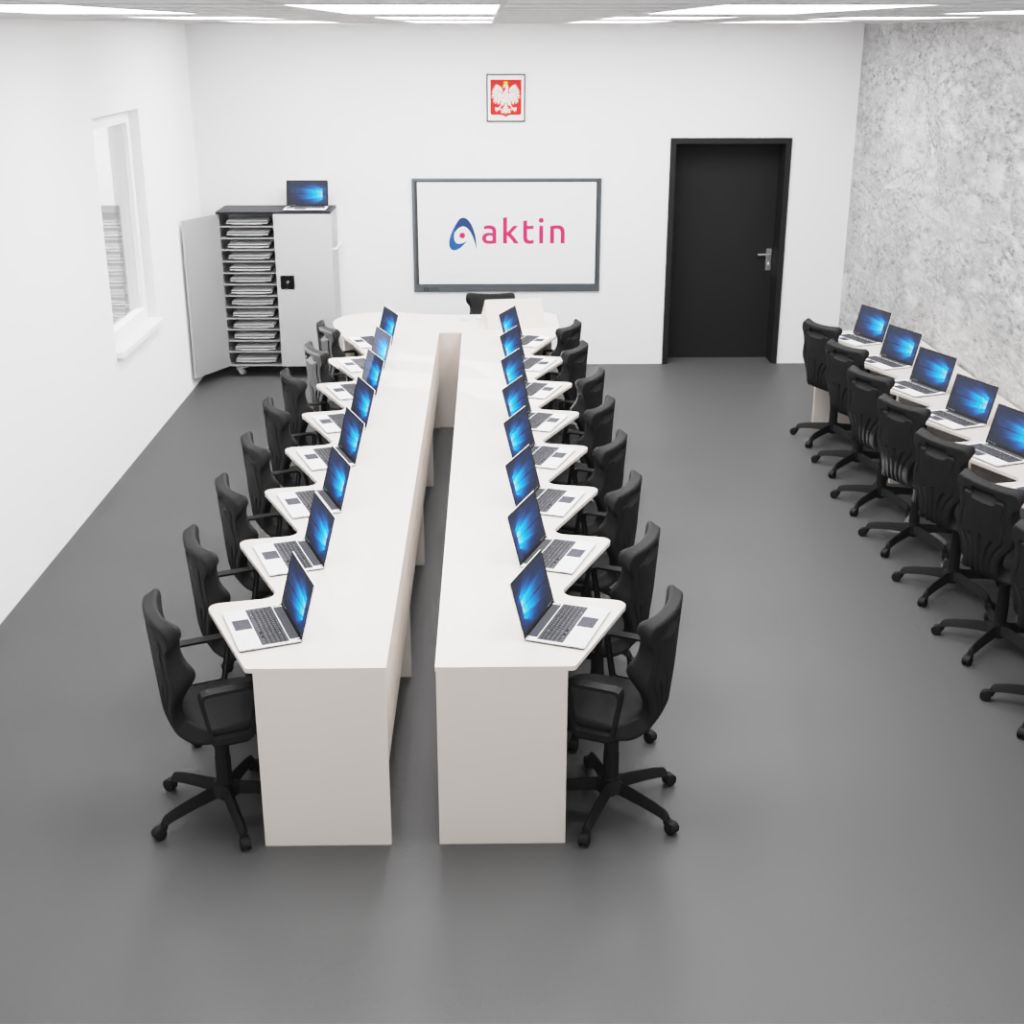 Komplet mebli do pracowni komputerowej 24 stanowiska 3 Komplet mebli do pracowni komputerowej 24 stanowiska