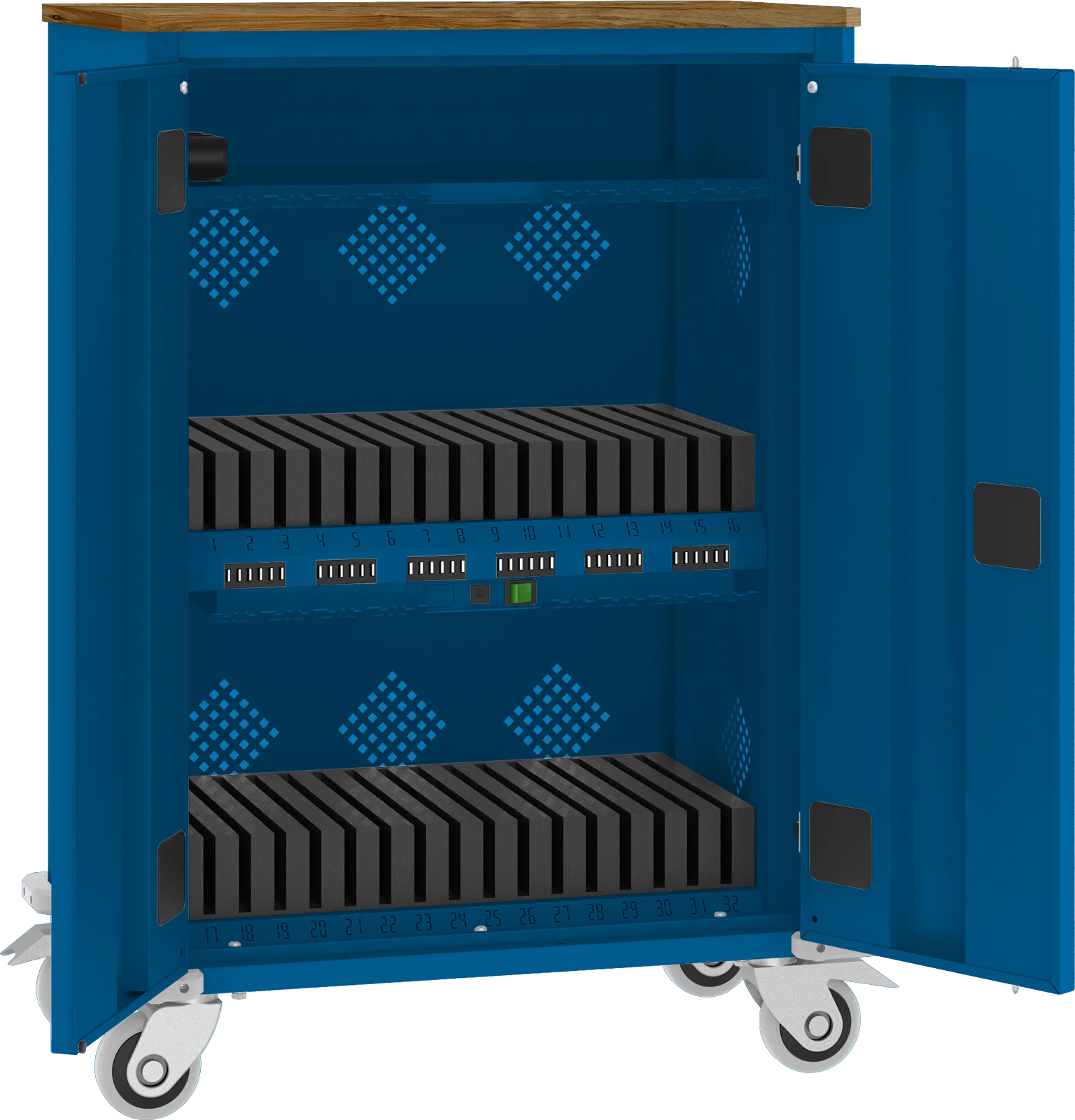 Wózek na tablety z ładowaniem - 32 tablety - wnt 33 Q 7 Wózek na tablety z ładowaniem - 32 tablety - wnt 33 Q -