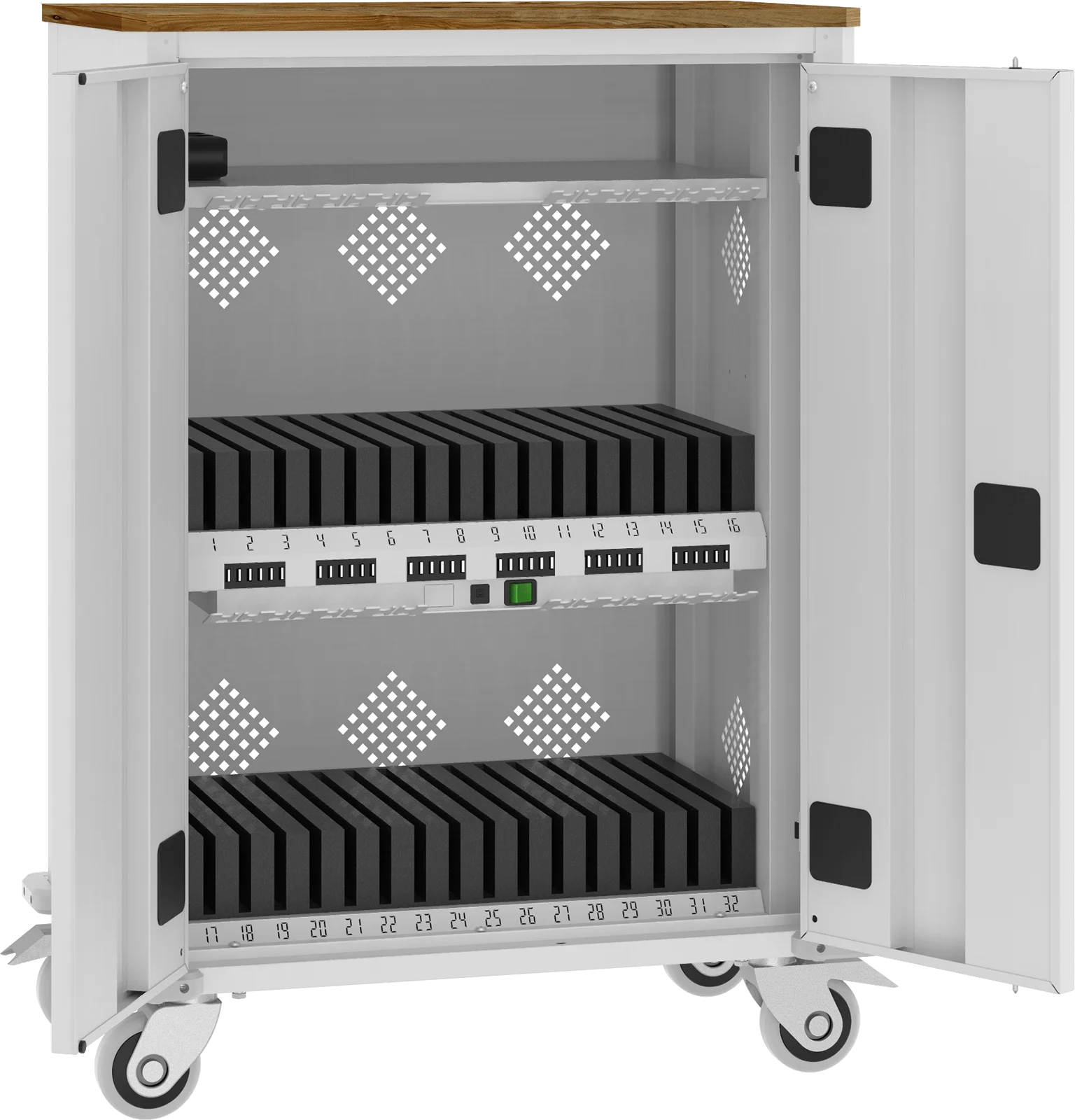 Wózek na tablety z ładowaniem - 32 tablety - wnt 33 Q 4 Wózek na tablety z ładowaniem - 32 tablety - wnt 33 Q -