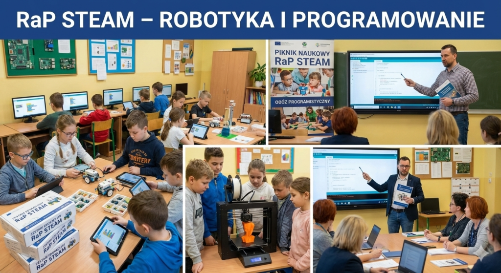 RaP STEAM – robotyka i programowanie w szkołach podstawowych z terenu województwa podkarpackiego