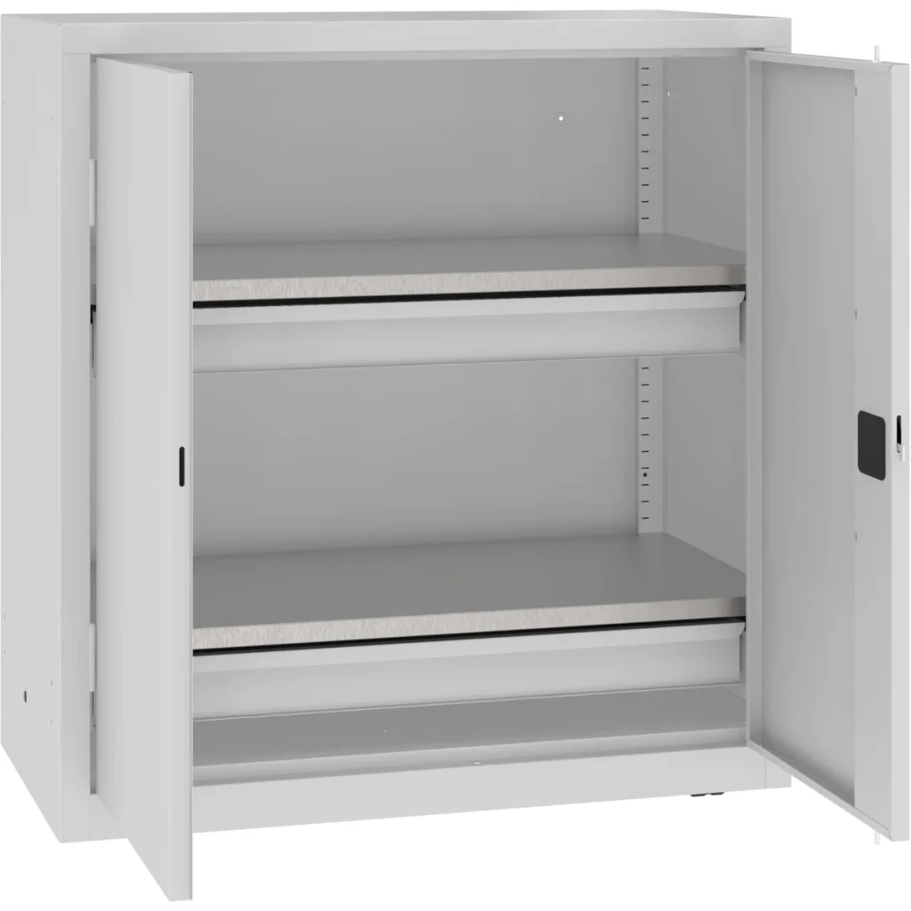 Ciężka Szafa Warsztatowa MSW z Półkami i Szufladami -