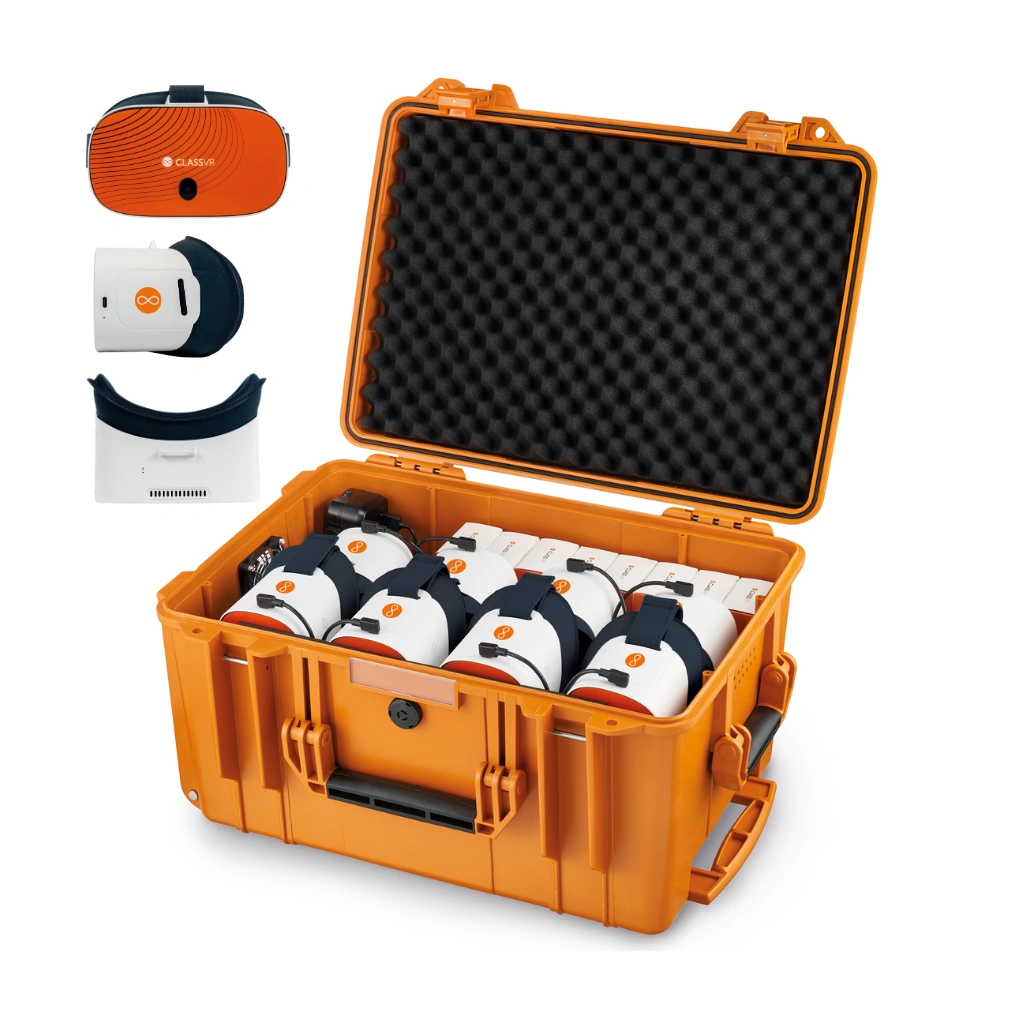 Cyfrowy Uczeń - Wirtualna rzeczywistość ClassVR Xplorer - zestaw 8 sztuk okularów ClassVR + Eduverse