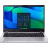 Laptop Acer ze srebrną obudową i otwartym pulpitem systemu Windows 11.