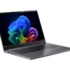 Laptop Acer w kolorze ciemnoszarym z włączonym systemem Windows 11.