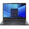 Laptop Acer TravelMate z otwartym systemem Windows 11 na ekranie.