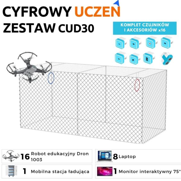 Cyfrowy uczeń - Pracownia kodowania dronów 32 stanowiska - Roboty edukacyjne (c)
