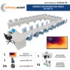 Pracownia Terminalowa AI Ultra Silence PERFORMANCE NEXINEO 24 stanowiska + monitor interaktywny 75" + komplet mebli ergonomicznych z krzesłami za 100 zł
