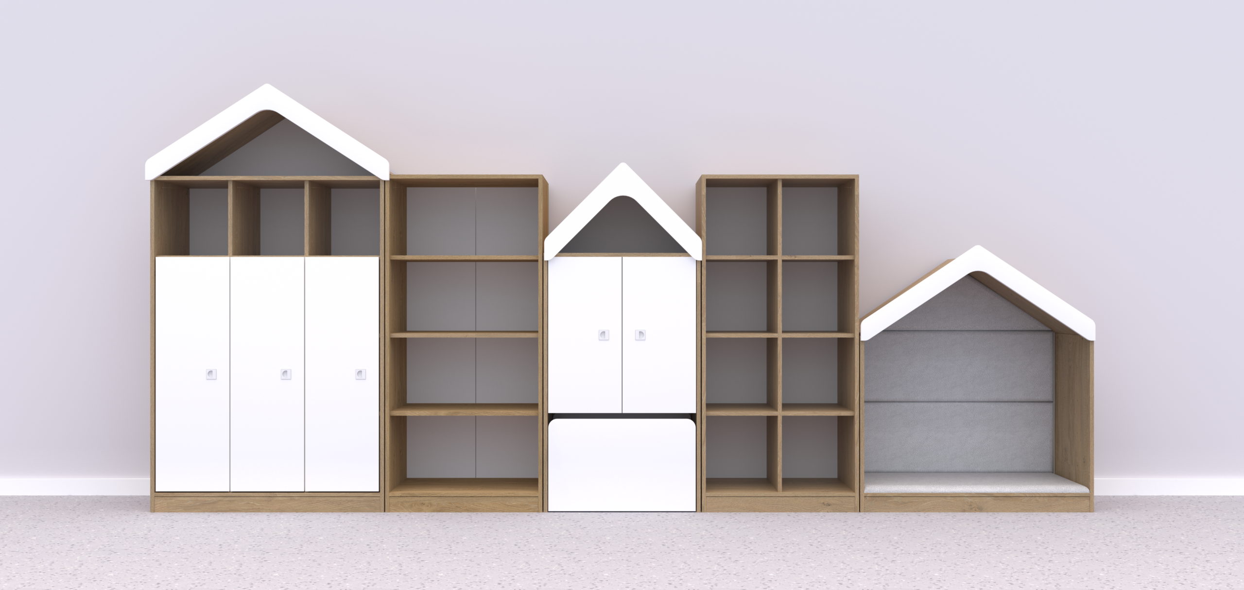Zestaw mebli BLOX 3 -