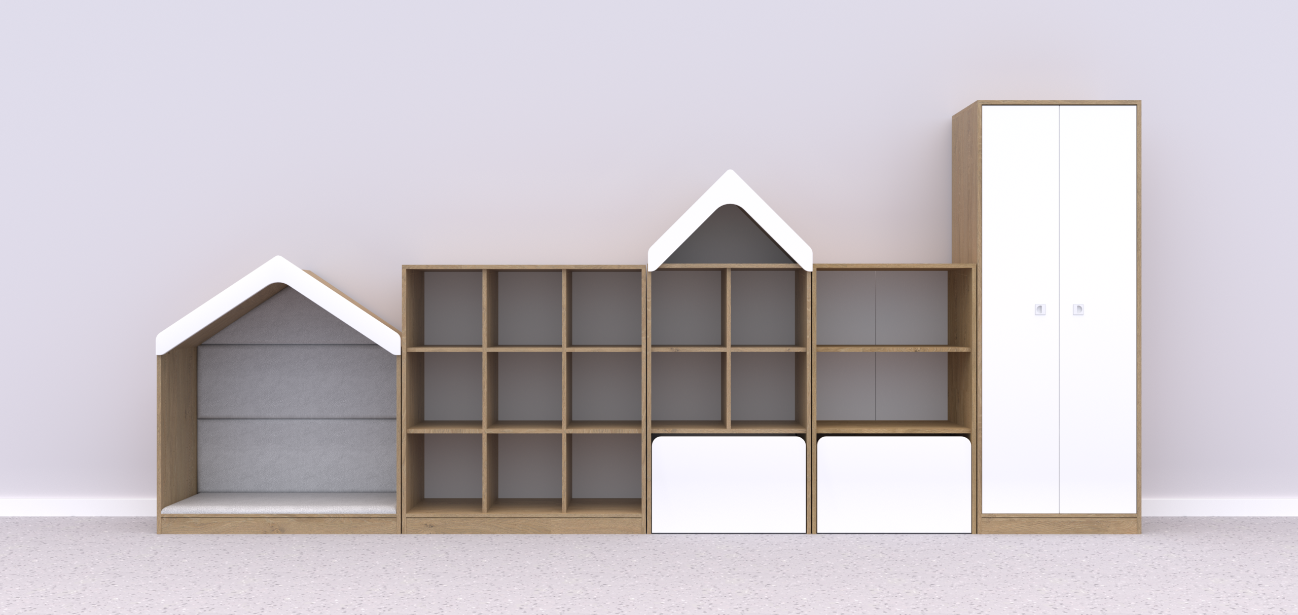 Zestaw mebli BLOX 4 -