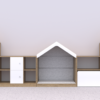Zestaw mebli BLOX 11 -