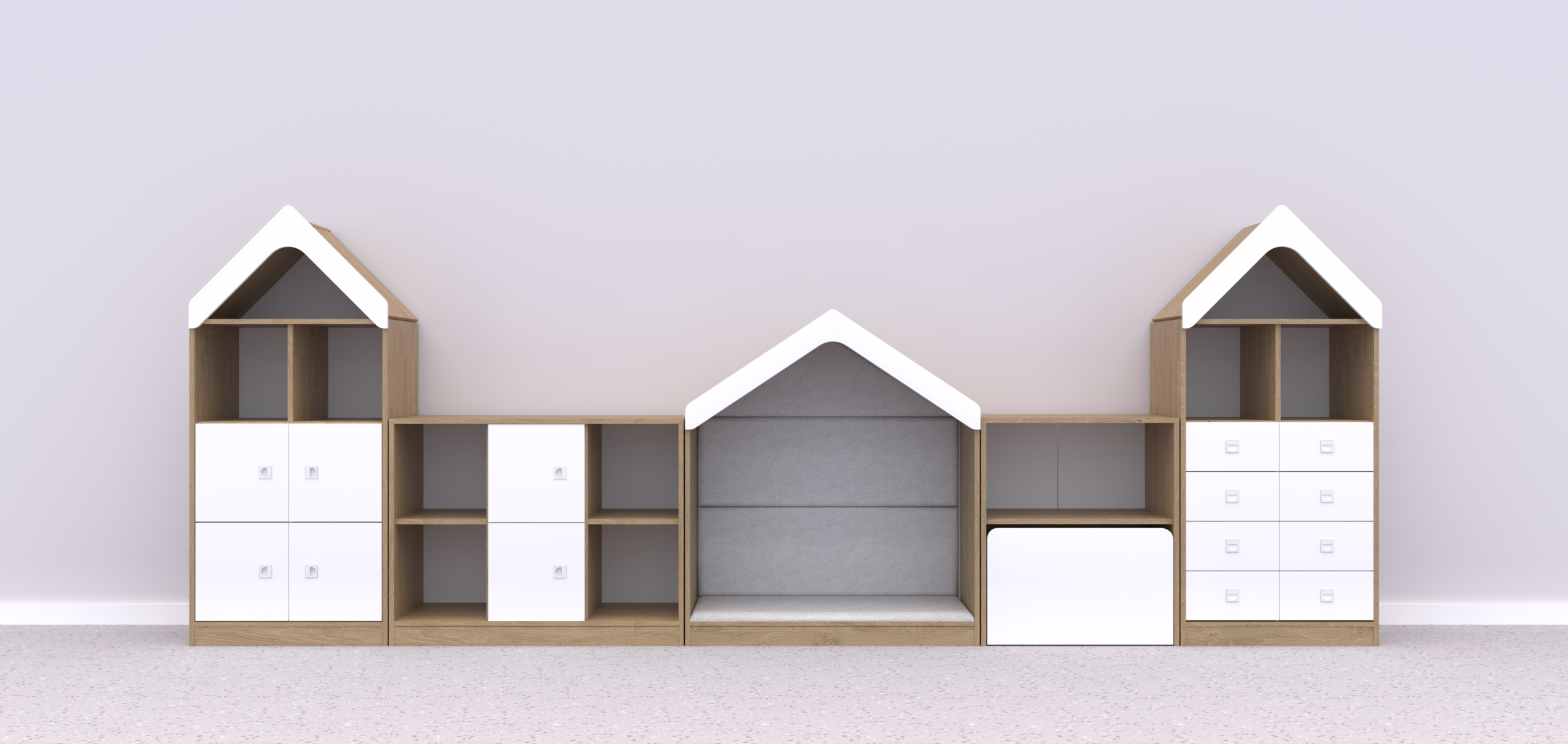 Zestaw mebli BLOX 11 -