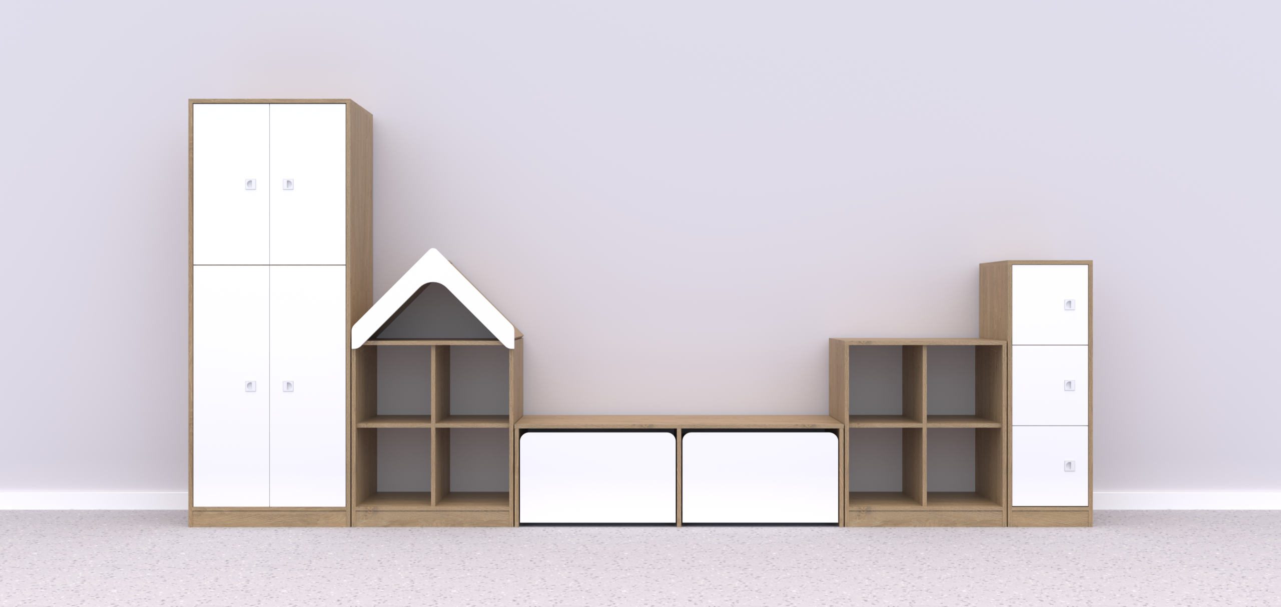 Zestaw mebli BLOX 14 -