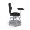 Krzesło_szkolne_Pocket-Plus_Rozmiar_6_Gray_RAL9005_soft_boczna Krzesło szkolne POCKET Plus Soft -