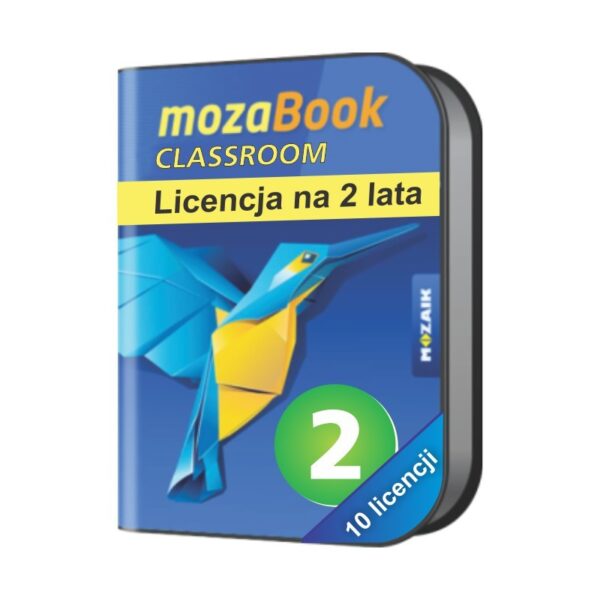 Mozabook Classroom Pack (1 język) - 2 lata na 10 urządzeń - MOZAIK