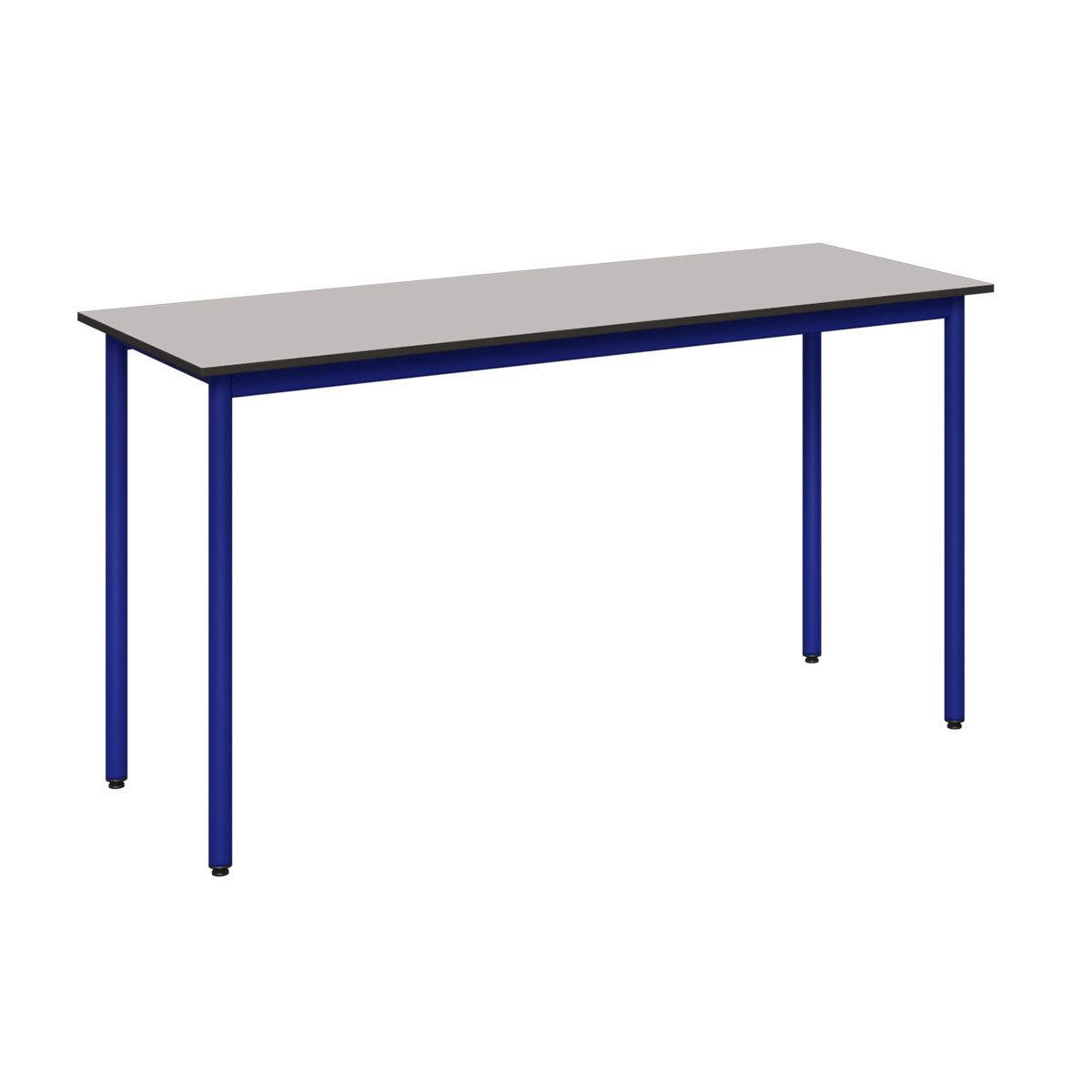 stół METALBIT 2os_COMPACT HPL_st.niebieski Stolik2-os. 1300x500 mm blat COMPACT HPL -