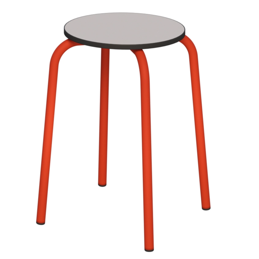 Taboret, siedzisko Compact HPL okrągłe -