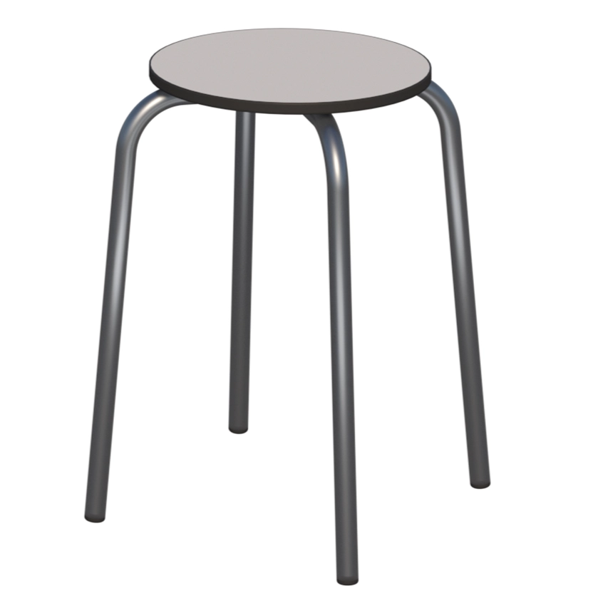 Taboret, siedzisko Compact HPL okrągłe -
