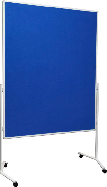 Tablica moderacyjna tekstylna niebieska 120x150cm/CV - 2x3