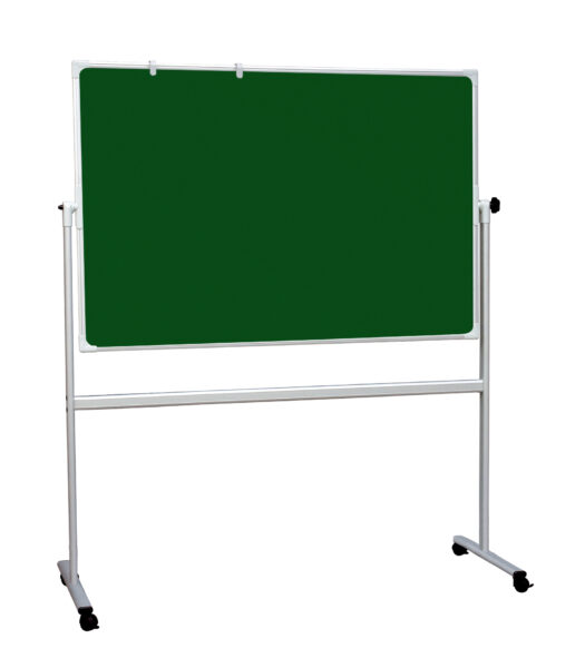 Tablica obrotowa magnetyczna kredowa zielona 100x150 cm EcoBoards - 2x3