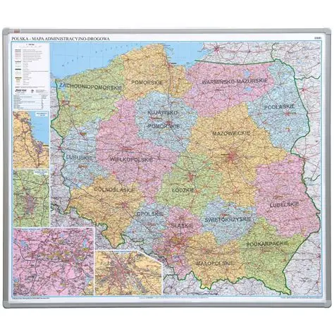 Mapa administracyjna Polski