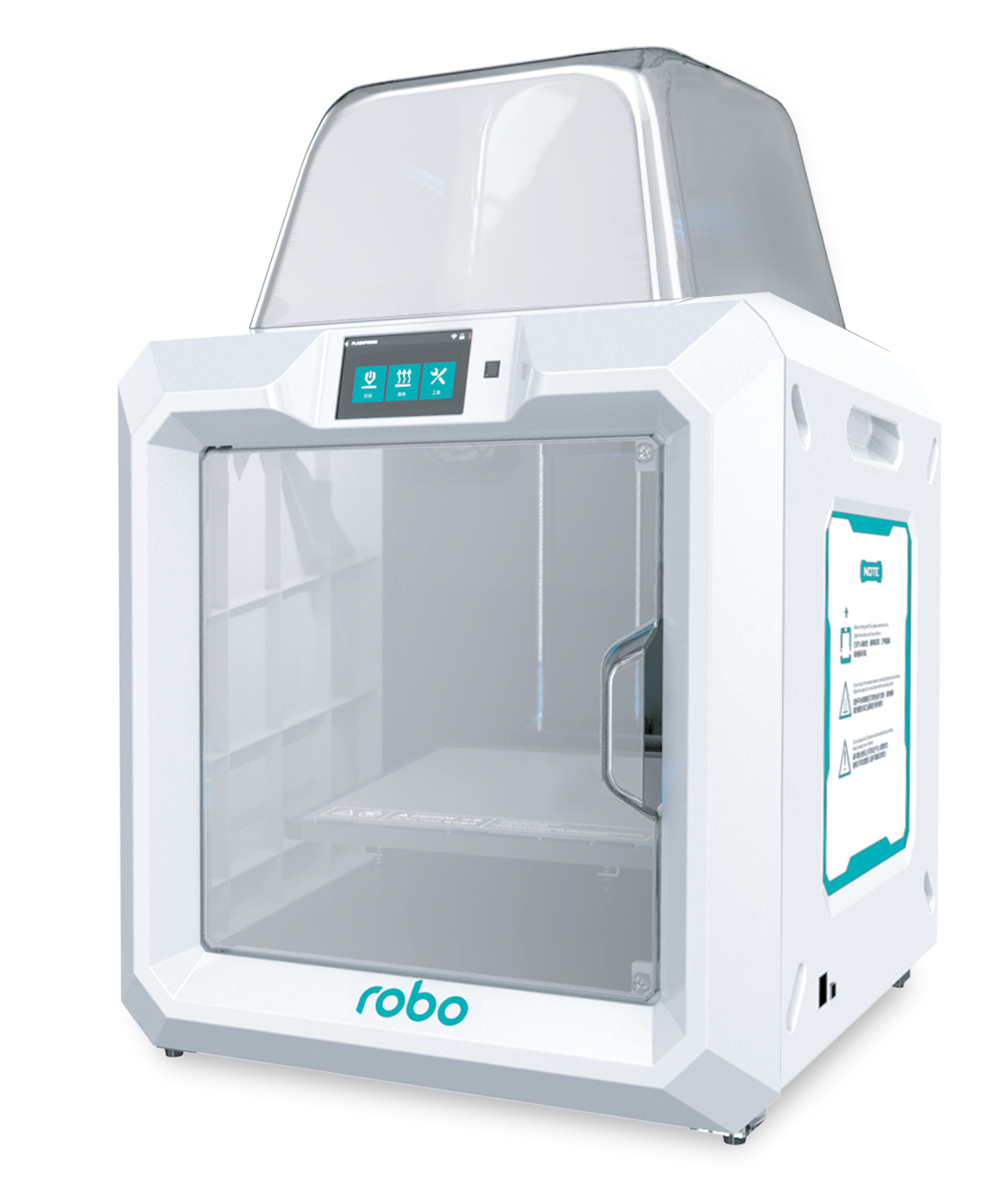 Robo-Brochure_1_3 Drukarka 3D Boxlight ROBO E3 PRO zestaw -