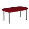 Stół przedszkolny owalny 1200x700 mm z regulacją wys. 1-3, noga metalowa fi 40 2 Stół Metalbit przedszkolny owalny 1200x700 mm z regulacją wys. 4-6 , noga metalowa fi 40