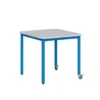 Stół MOBILNY szkolno-przedszkolny kwadrat 700x700 mm, wys. 1, 2 lub 3 noga metalowa fi 40 2 stolik mobilny