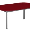 Stół przedszkolny owalny 1200x700 mm, wys. 1, 2 lub 3, noga metalowa fi 60